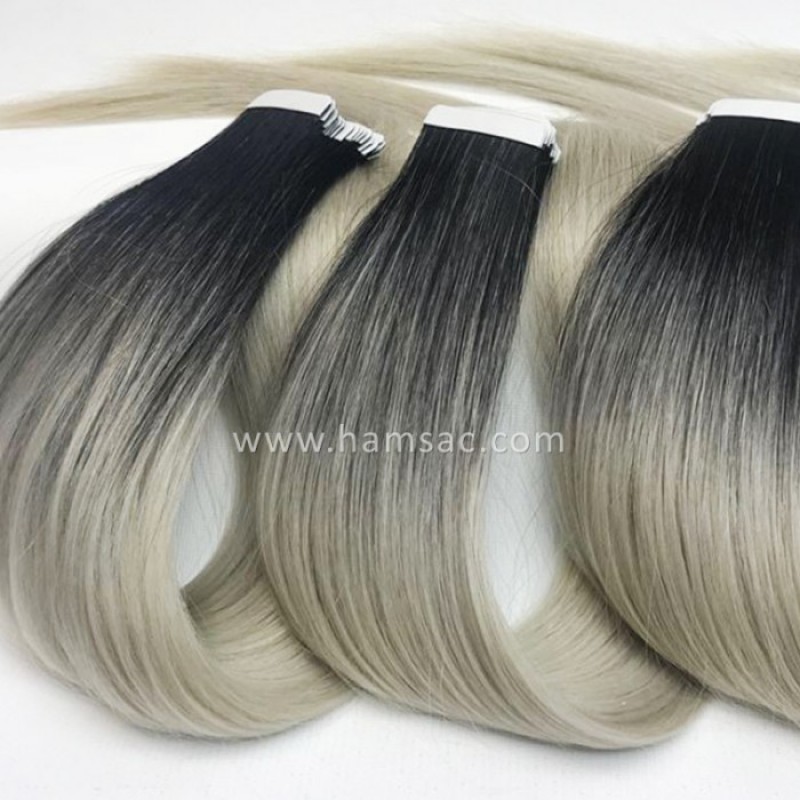 Bant Kaynak Saç Gri  Ombreli