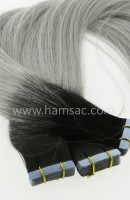 Bant Kaynak Saç Gri  Ombreli