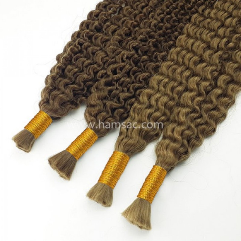 63 CM Ara ton  Permalı Saç  Garantili Gerçek Saç - 100GR