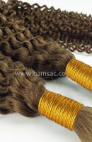 63 CM Ara ton  Permalı Saç  Garantili Gerçek Saç - 100GR